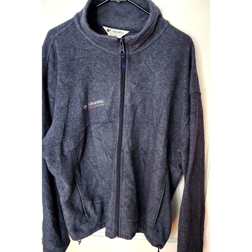Columbia Cross Terra Men Fleece Gray Jacket Size XL